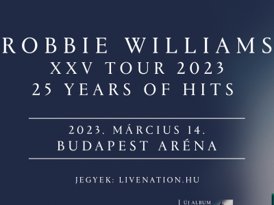 25 éves szólókarrierjét Európa turnéval ünnepli Robbie Williams