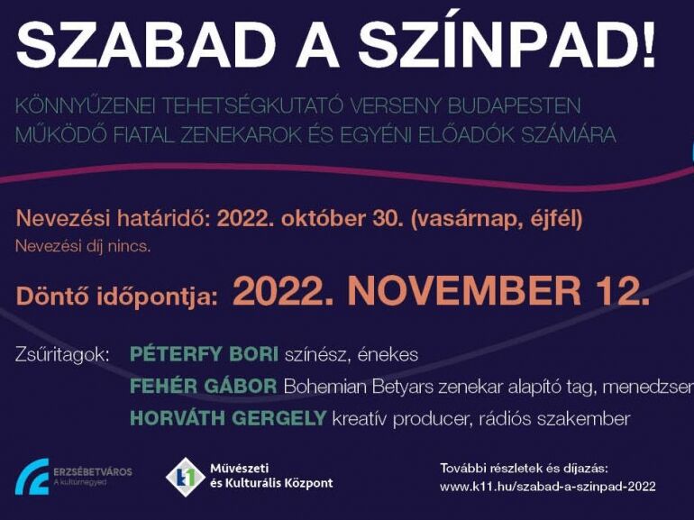 Szabad a színpad! 2022 - interjú Péterfy Borival és a Bohemian Betyars Fehér Gáborával